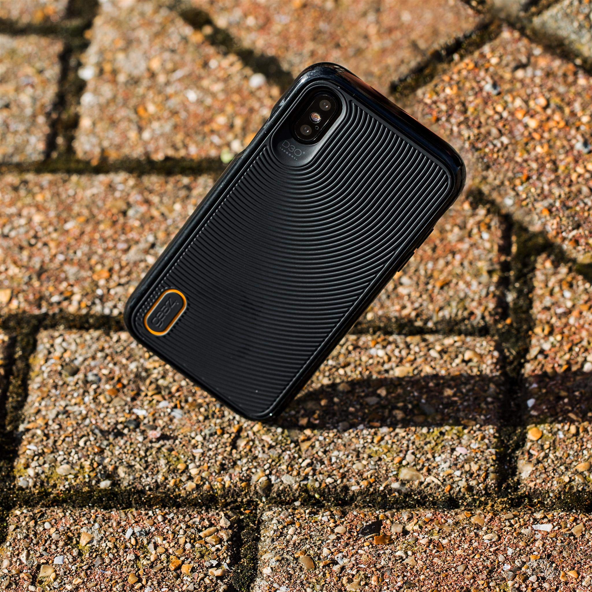 Gear4 Battersea Handyhülle Für IPhone X/XS – Mit D3O Stoßschutz, Glasrückseite & Robustem Design, In Blau