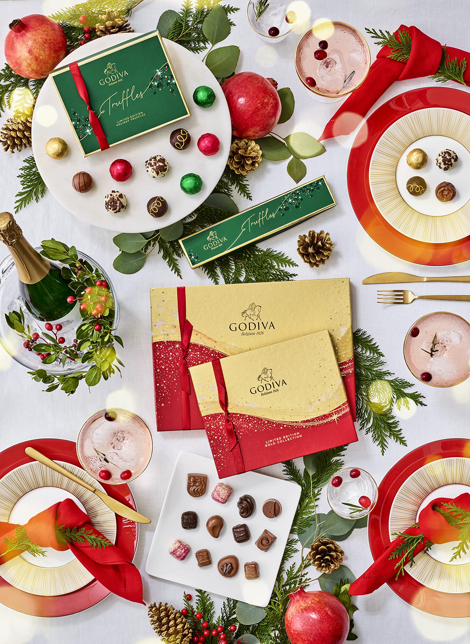 Godiva Chocolatier LimitedEdition Holiday Assorted Chocolate Gift Box