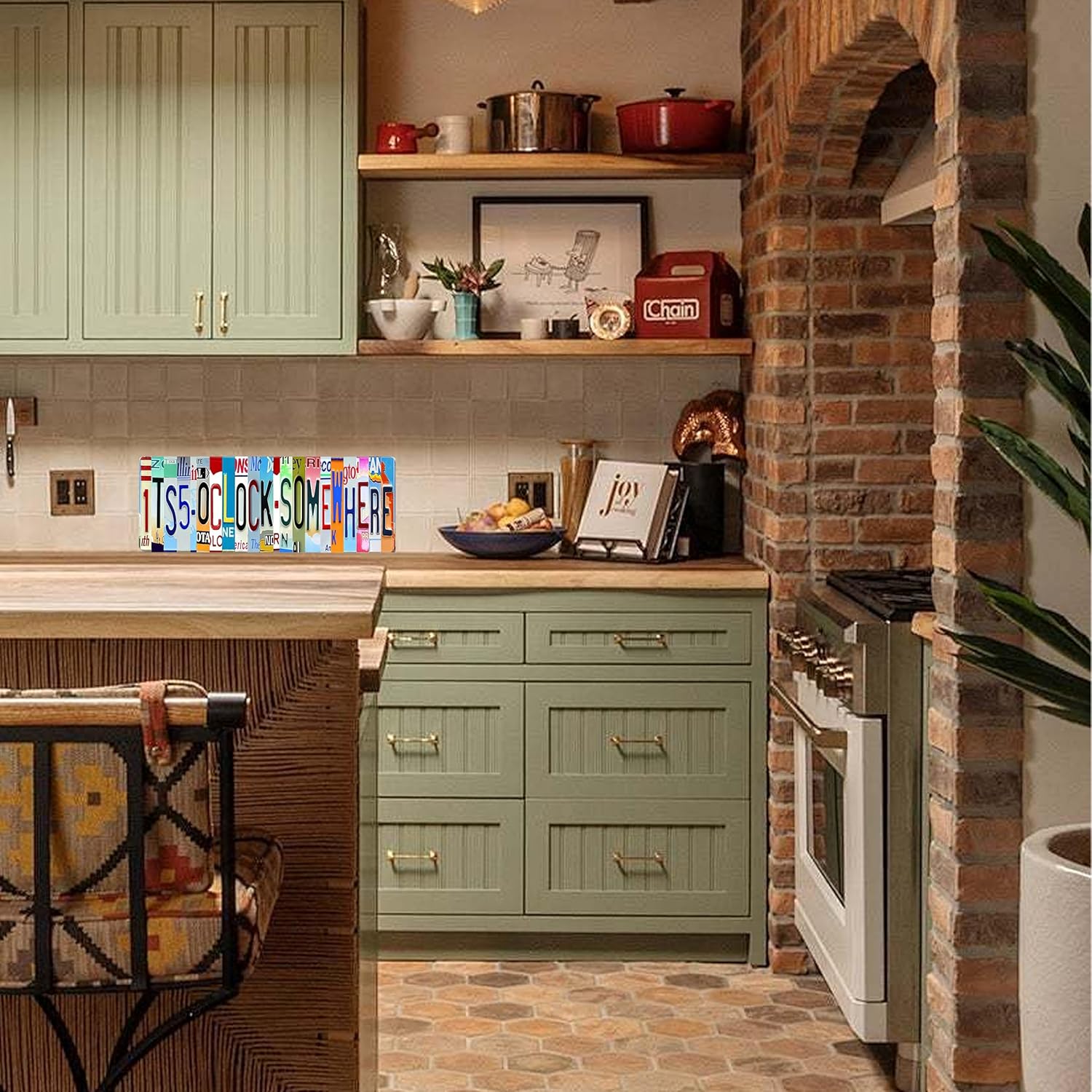 Its 5 O'Clock Somewhere Sign(6x16in) Funny Metal Tin Sign Outdoor Bar Accessories Vintage Surfboard Decor Street Signs For Bar Signs For Home Bar Man Cave Garage Home Basemen Decor - Image 7