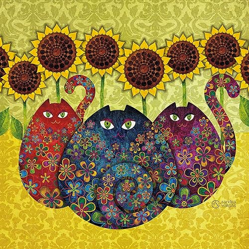 Miniatura 2 de CafePress 2 Gatos Photo Wall Tile, Matte Finish, 8"x8"