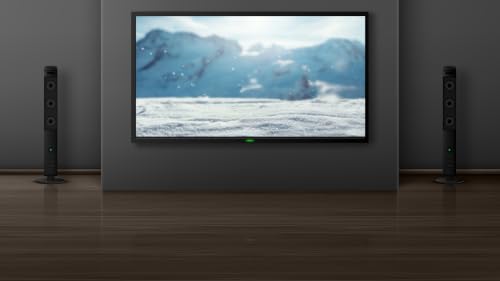 Montagnes enneigées 4K - Fond d'écran animé d'ambiance hivernale avec bruits de vent hurlants – vue 9