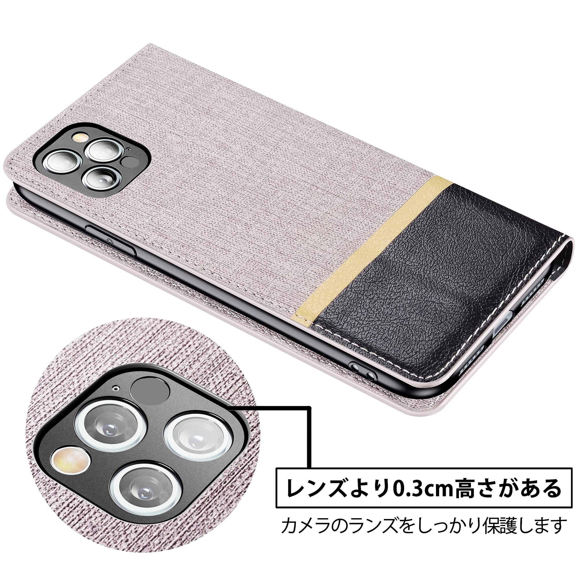 Amazon.co.jp: iPhone13 Pro Max手帳型ケース / iPhone13Pro Maxケース