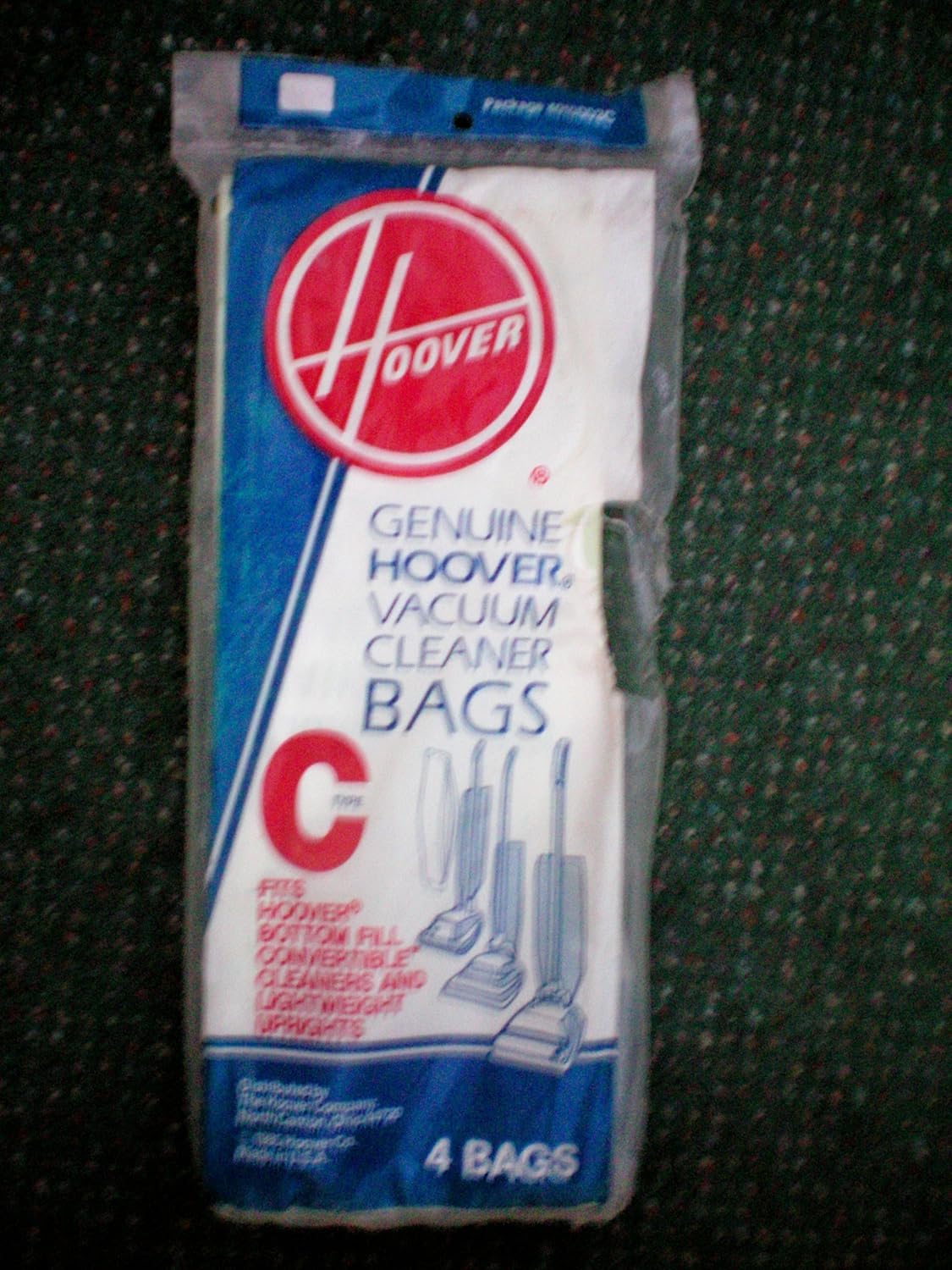 Hoover Vacuum Cleaner Bags Type C Fits Hoover Bottom