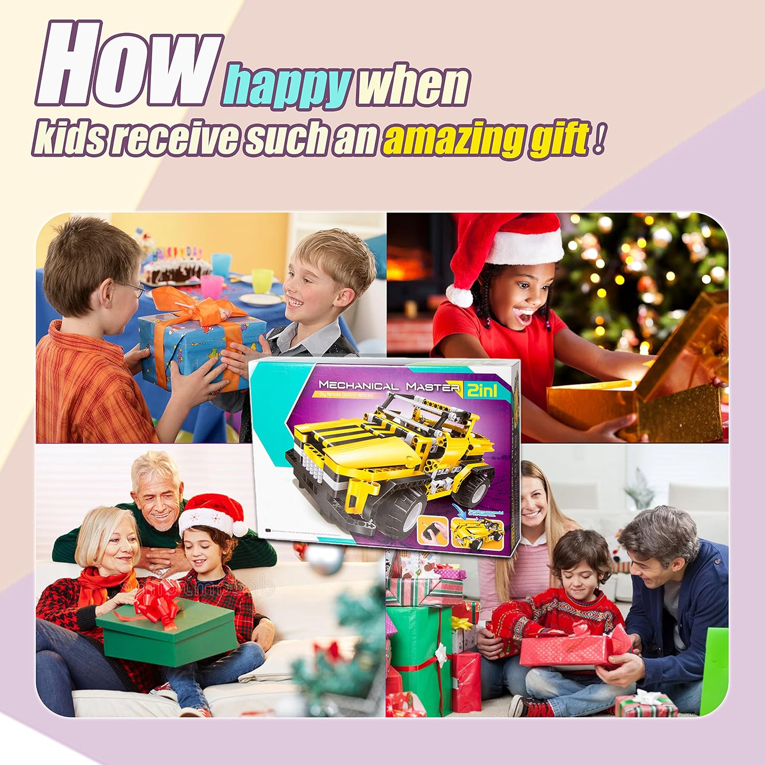2-in-1 Remote Control Car Building Set | STEM Learning Kits for Boys and Girls 6-12 | Best Engineering Toy Gift for Kids Ages 7,8,9,14 Year Old (426pcs)