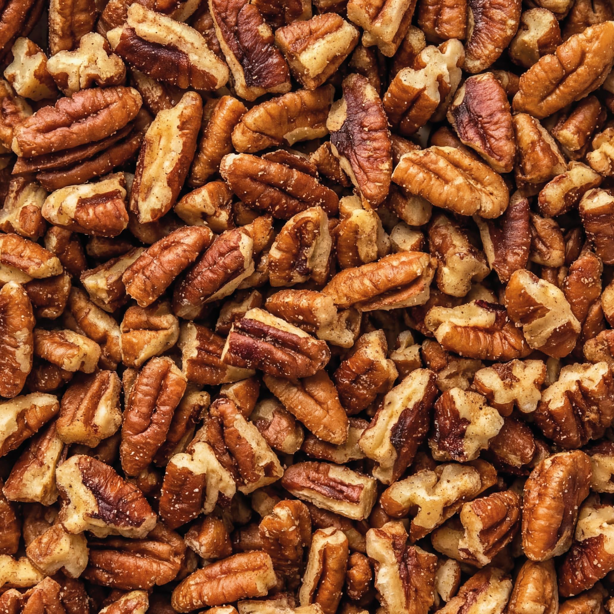 nut&me Nueces Pecanas Troceadas 1 kg | Nuez pecana variedad Fancy, sin cáscara, sin gluten y sin aditivos | Frutos secos sin sal para repostería, ensaladas, yogur, granola y recetas dulces