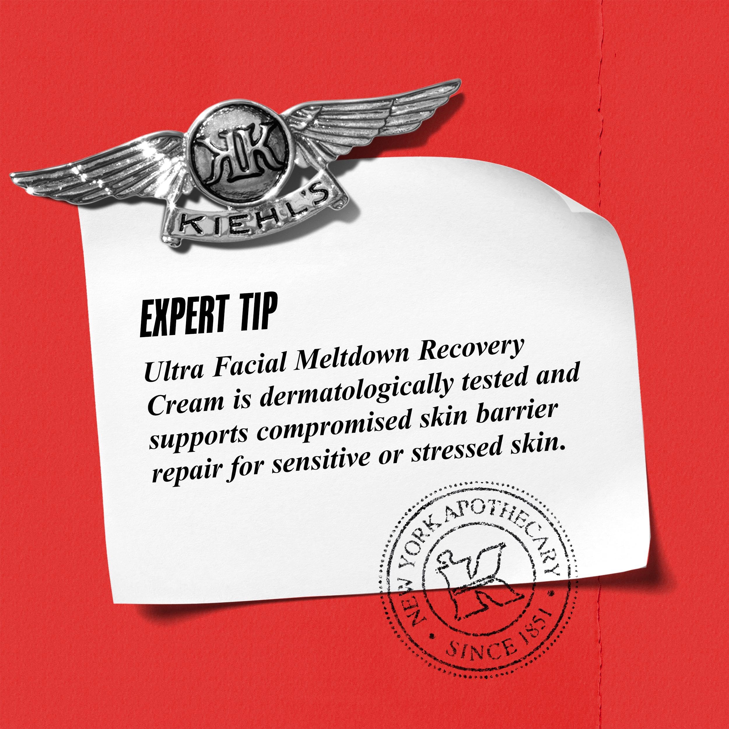 Kiehl’s Ultra Facial Meltdown Recovery Cream, Colloidal Oatmeal Skin Protectant for Sensitive, Eczema‑Prone Skin, Repairs Barrier & Hydrates up to 96hrs, 50ml — view 10