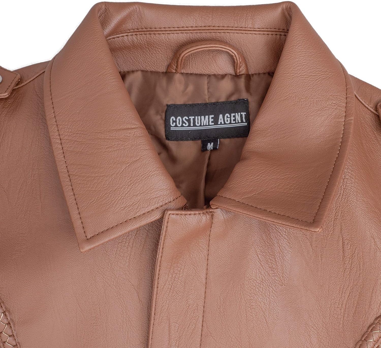 Cowboy Traditional Leather Western Jacket with Fringe Halloween Costume - Image 3