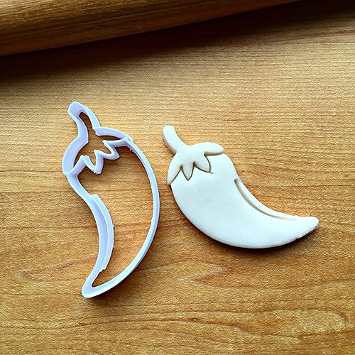 Miniatura 3 de Sweet Prints Inc Chili Pepper Cookie Cutter - Dishwasher Safe (2")