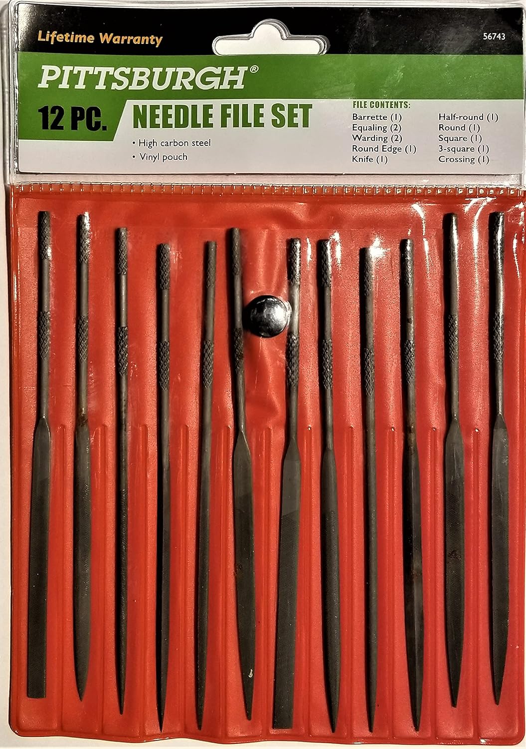 Pittsburgh Needle File Set, 12 Pc.
