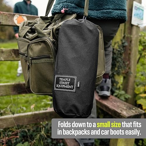 Miniatura 5 de TSE LC200 Silla plegable para exteriores, silla de camping con respaldo bajo con marco reforzado, 2 libras ligera y portátil. Ideal para playa,