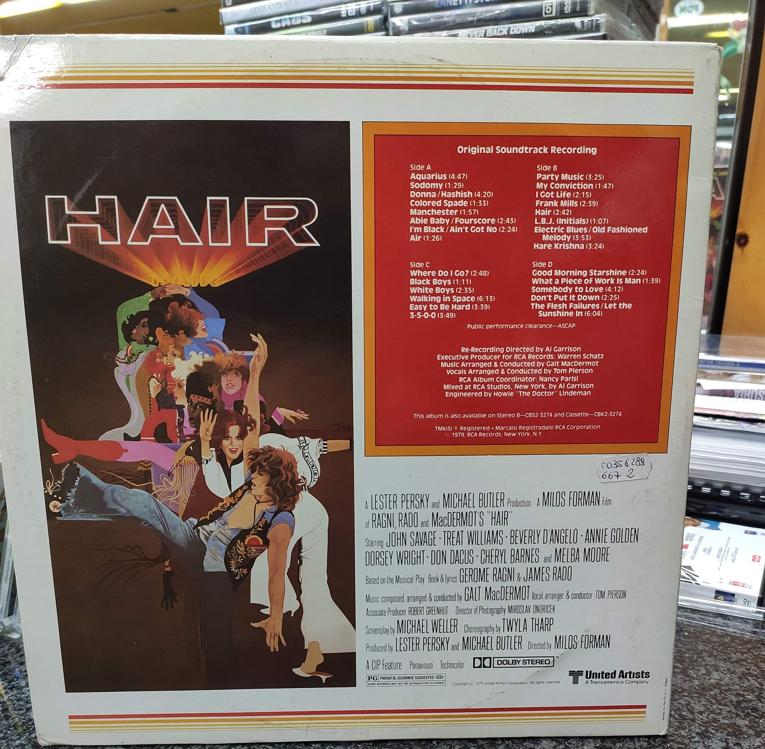 HAIR COLONNA SONORA ORIGINALE