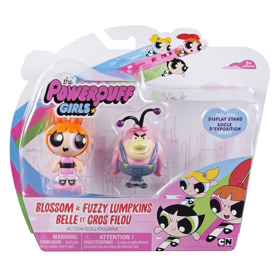 Powerpuff Girls Blossom & Fuzzy Lumpkins figurka paczka