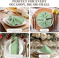 Vista 443 de Ultimate Textile -1 docena - Reversible Shantung Satin - Majestic - Servilletas de tela Majestic de 17 x 17 pulgadas color azul pizarra