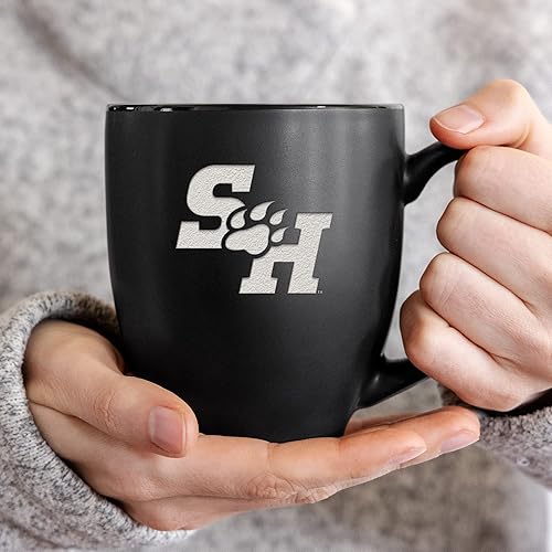 Miniatura 84 de Rico Industries NCAA Primary - Taza personalizada de 15 onzas, color negro mate, para bebidas calientes o frías Nebraska Cornhuskers