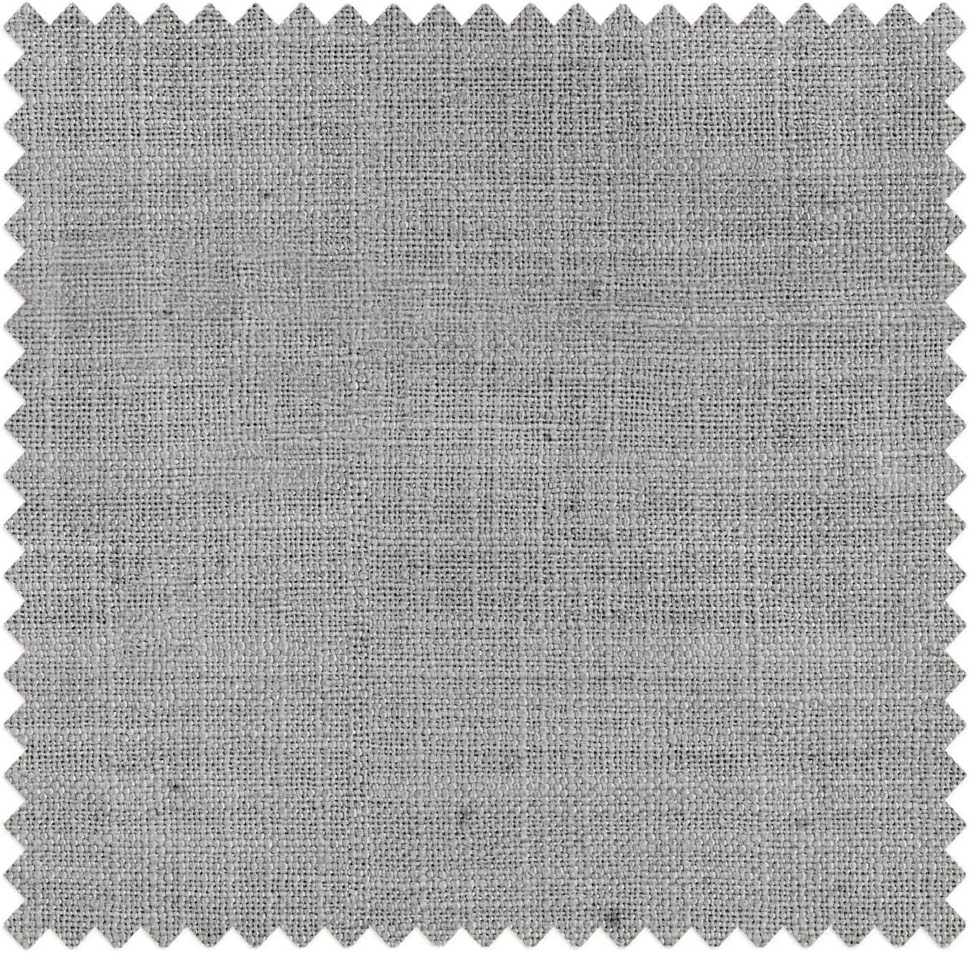 TWOPAGES Linen Curtain, 84 Inches Long Solid Room Darkening Rod Pocket Single Curtain Panel, Rock Grey (1 Panel 50Wx84L)