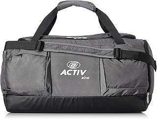 شنطة تيم باج من اكتيف نيو، رمادي داكن في اسود، 42L، قماش