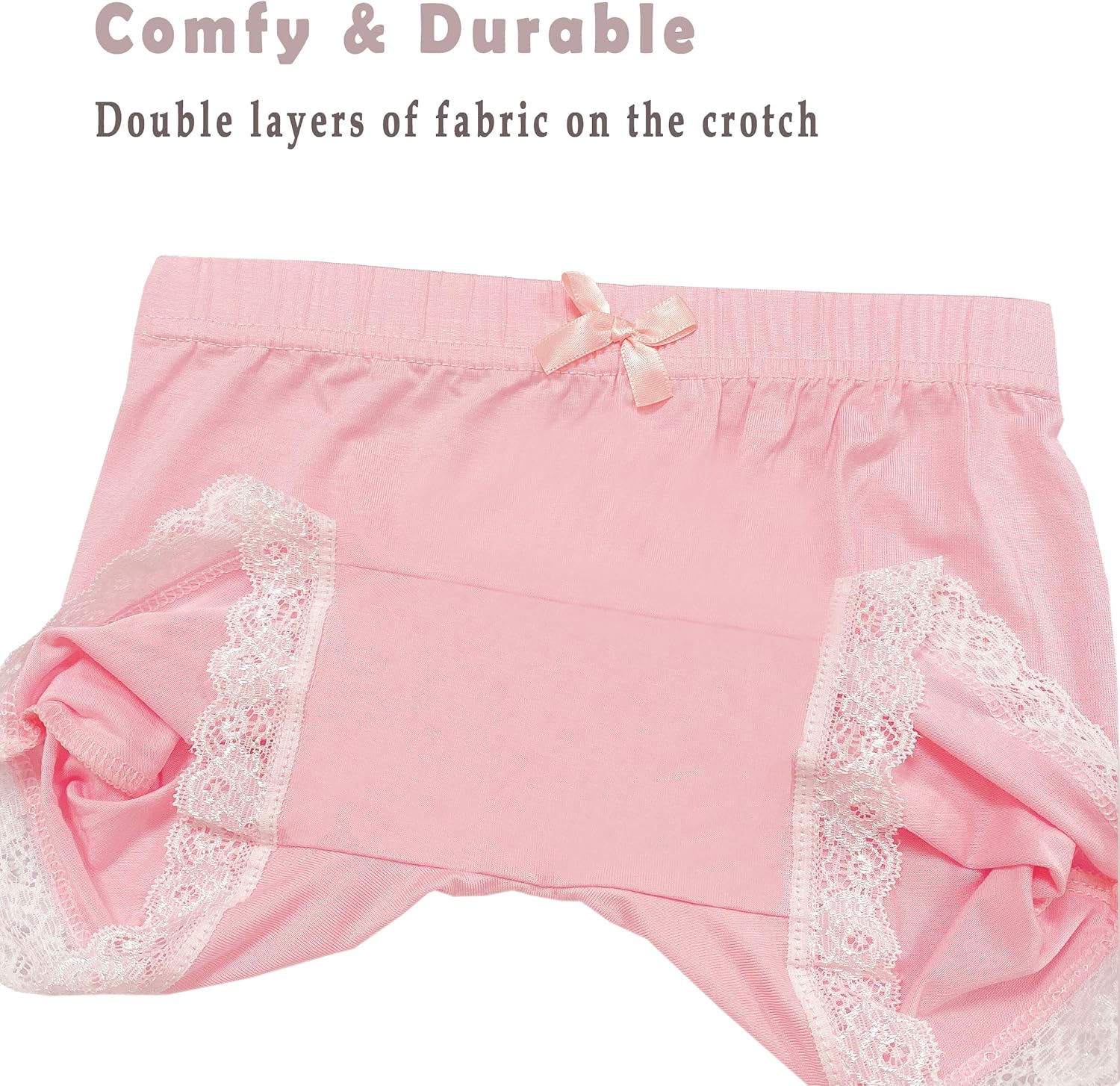 Girls Lace Shorts Under Dress Dance Bike Shorts for Playground Gym Sports - Image 4