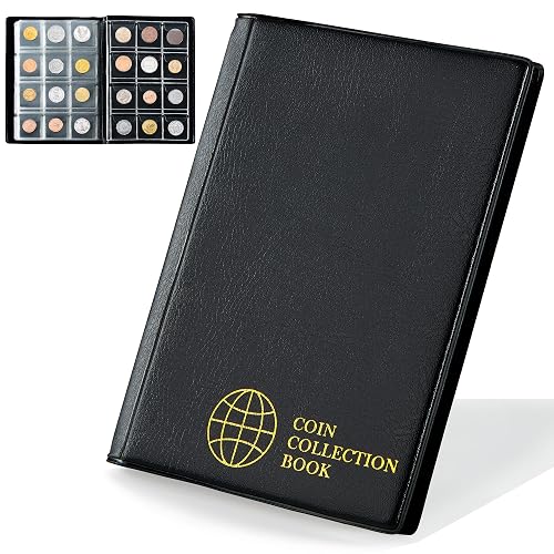 Álbum De Colección De Monedas Con 120 Bolsillos 30x30mm/1,2x1,2 Pulgadas