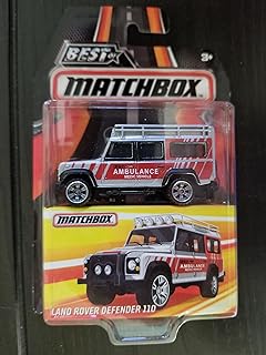 2016 Best of Matchbox Premium Collection Land Rover Defender 110 Silver/Red