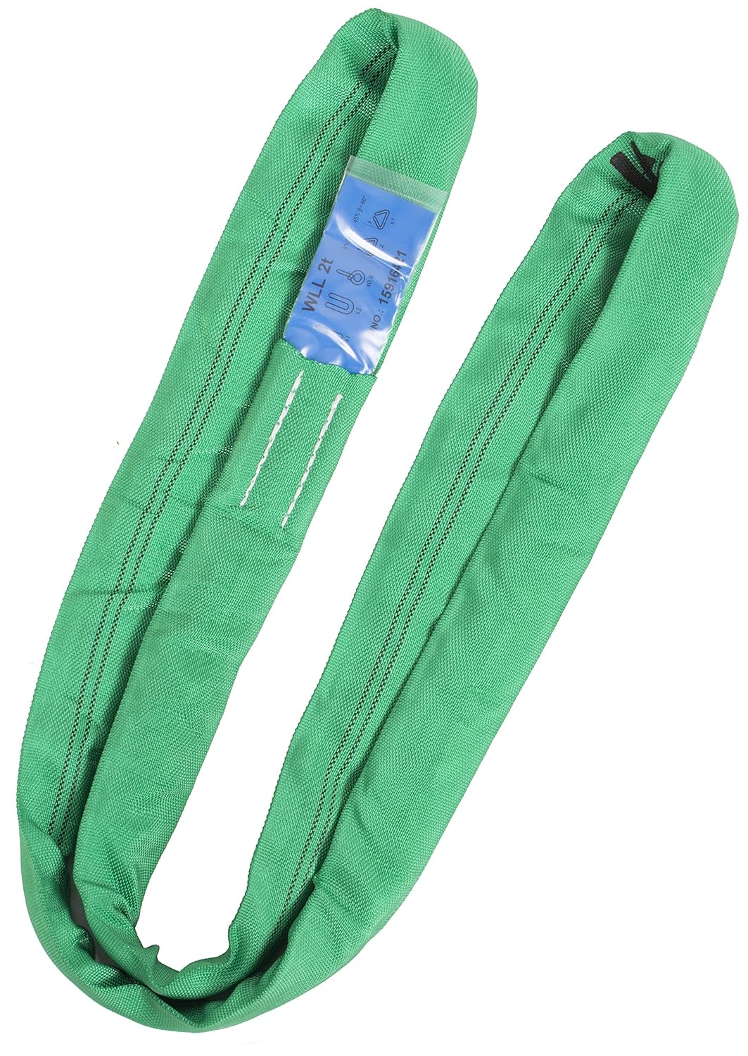 2 Tonne Endless Polyester bing Lifting Cargo Round Sling Strap Strop