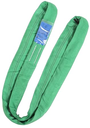 2 Tonne Endless Polyester Webbing Lifting Cargo Round Sling Strap Strop 0.5-6mtr EWL Certified EN1492 CE 1mtr