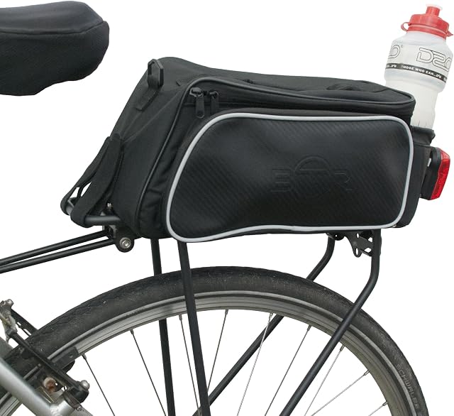 BTR Rear Rack Pannier BIke Bag. Option Of Waterproof Rain Cover. Universal Fitting Cycling Rear Rack Bicycle Bag.