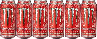 Energético Monster Ultra Watermelon, 473ml, Pack com 6 Unidades