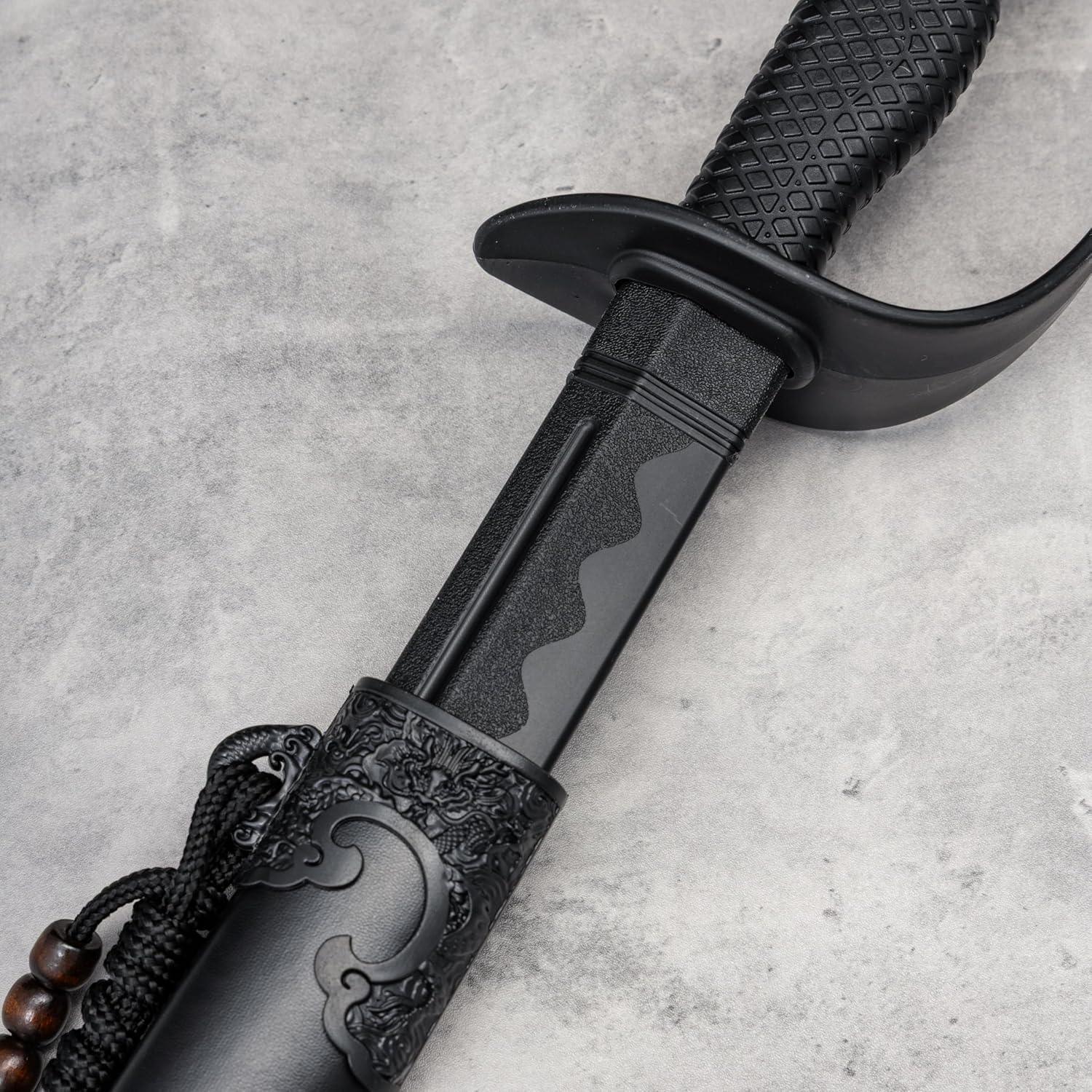 1 Polypropylene Cavalry Saber Plastic Long Sword with Scabbard, Suitable, Props Decoration Prop Katana Sword