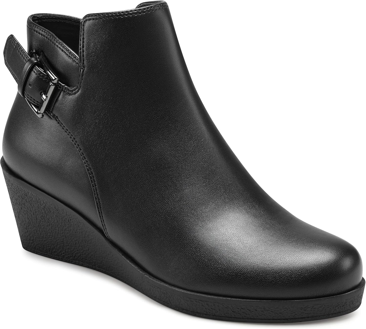 Aerosoles Women's Bradley Ankle Boot, Black, 7.5