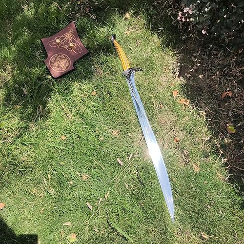 Miniatura 4 de FITCOS Espada orcrista de Thorin de acero inoxidable de 39.4 pulgadas para regalo, cosplay, colección