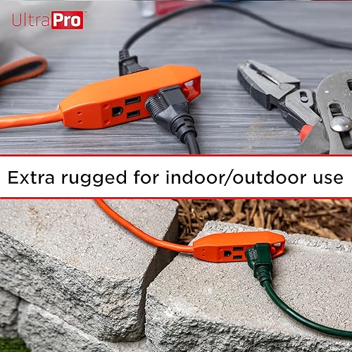 Miniatura 5 de UltraPro - Cable de extensión Naranja,Negro -,Blanco