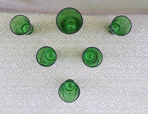 Miniatura 2 de Set 6 Shot Glasses. Drinking glasses. Glassware, Drinkware, Barware, Kitchenware, Party supplies (giveaways, etc), Recycling, Upcycling.