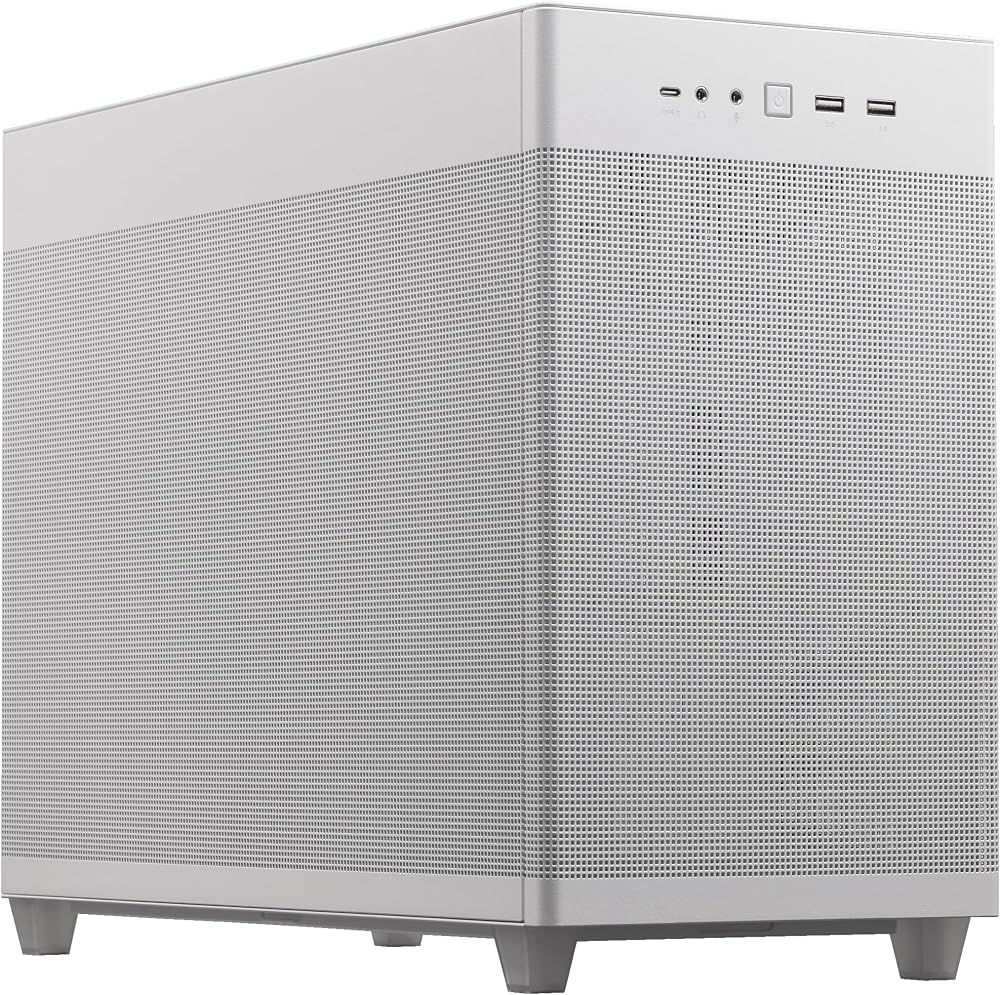 ASUS Prime AP201 화이트 에디션 마이크로 ATX PC 케이스 — 사진 1