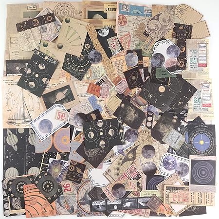 45 Stück Scrapbook Papier Set - Bastelpapier Für Journaling & DIY