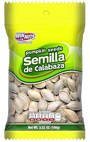 Winnuts Botanas Snacks Semilla De Calabaza bolsas de 3 onzas paquete de 5 Winnuts Botanas Snacks Semilla De Calabaza bolsas de 3 onzas paquete de 5