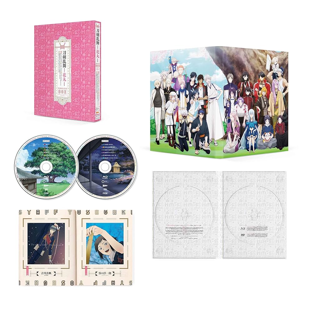 TVアニメ　続 刀剣乱舞-花丸- Blu-ray 全巻セット　収納ケース　初回 Amazon.co.jp: 続『刀剣乱舞-花丸-』 其の三 Blu-ray (初回生産