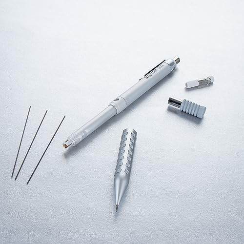 Miniatura 5 de Pentel Lápiz mecánico Smash Drafting (0.020in) - Edición especial plata con tubo