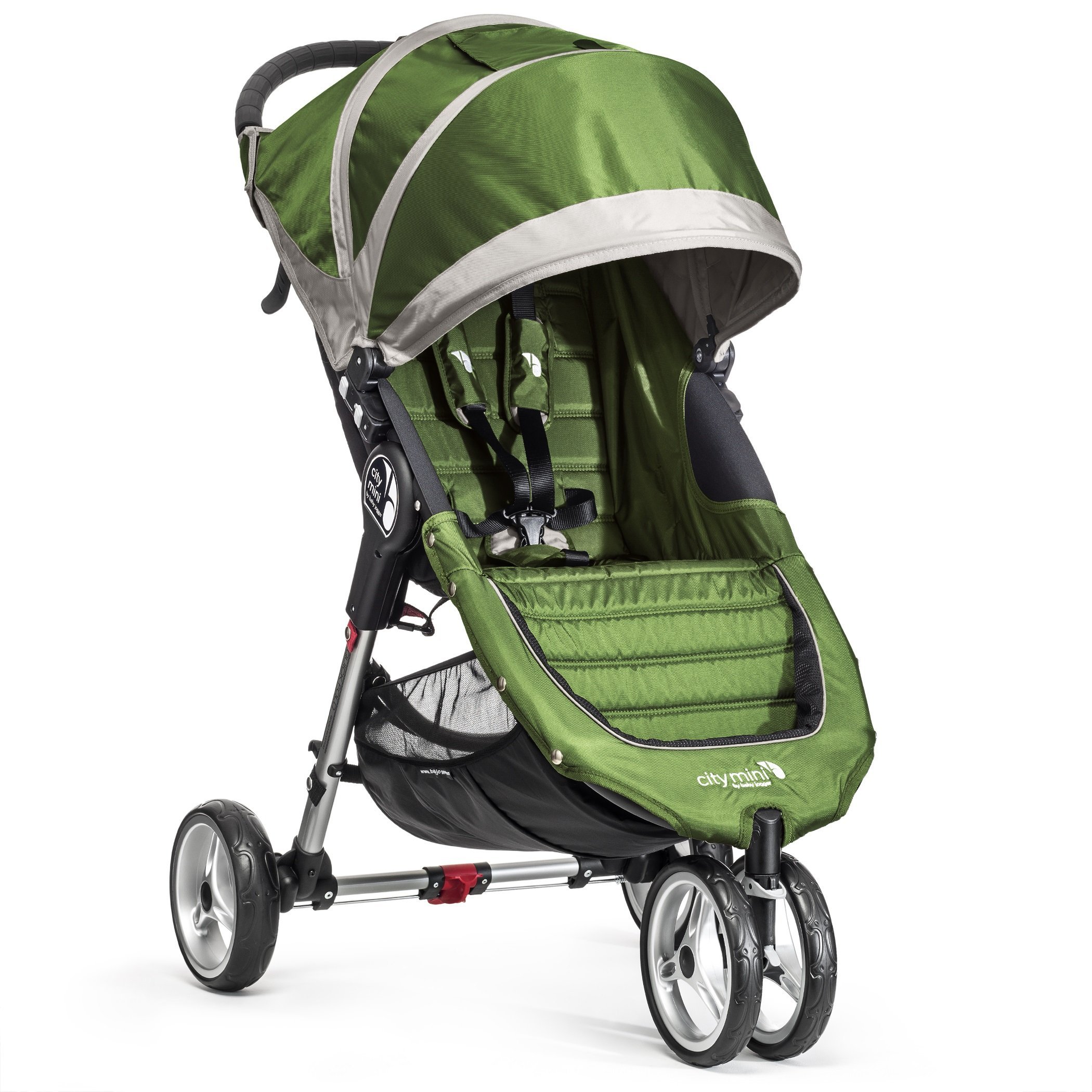 Baby Jogger City Mini Stroller In Lime Gray Frame Bj11440