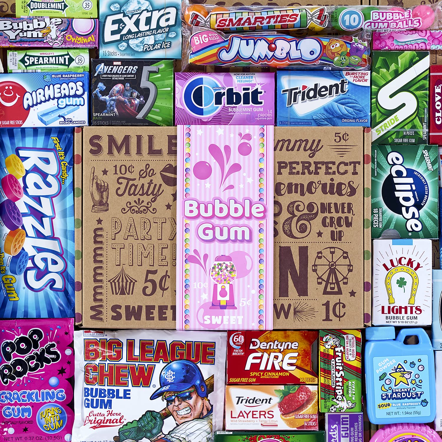 Buy VINTAGE CANDY CO. BUBBLE GUM ASSORTMENT VARIETY PACK - Assorted