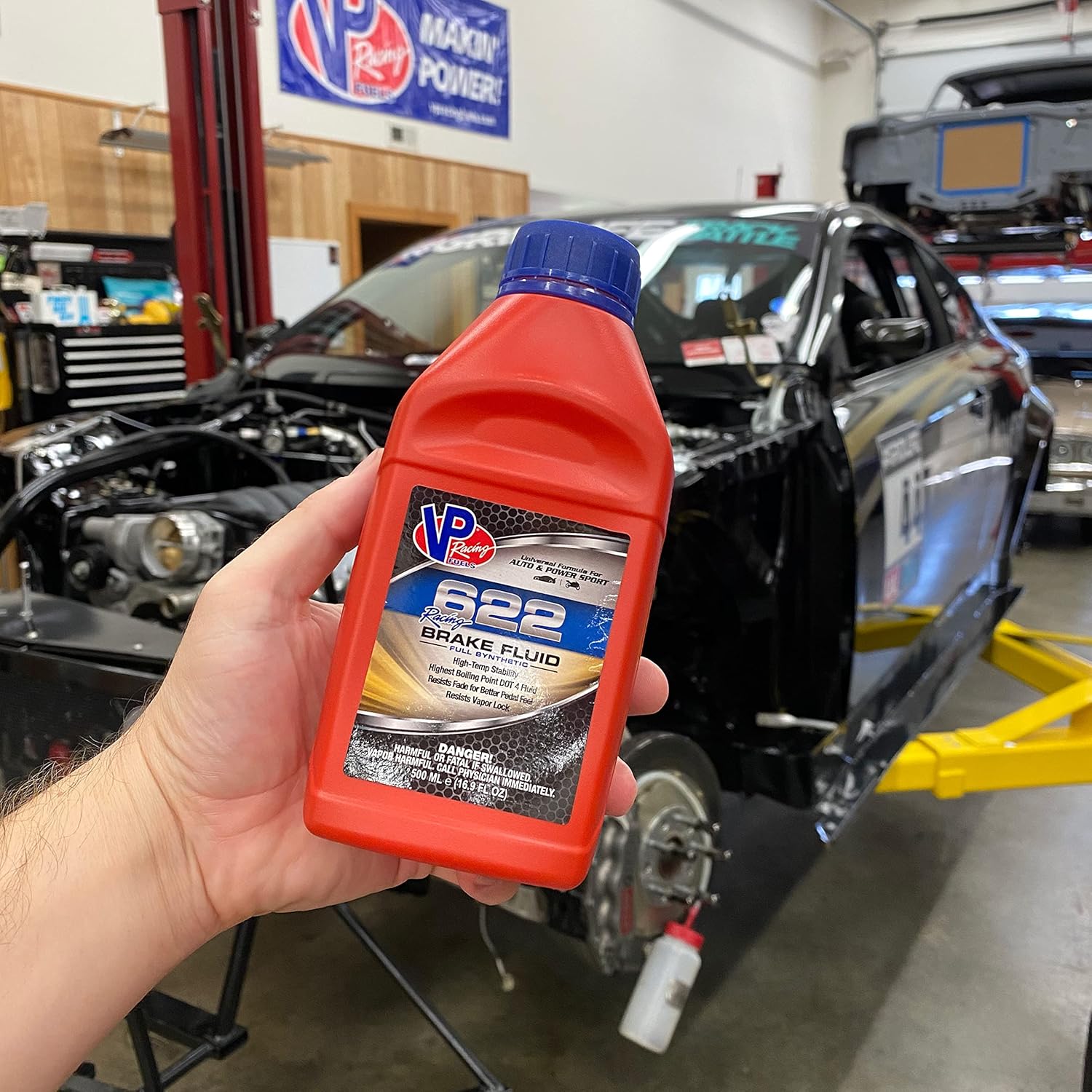 VP Racing 2551, 622 Racing Brake Fluid Full Synthetic DOT 4 - 500ml (12 Pack)