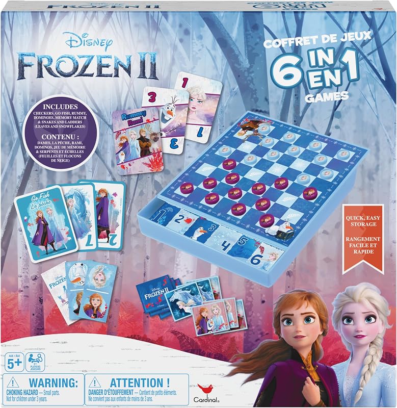 Disney Frozen 2 6-in-1 Game House for Kids and Families