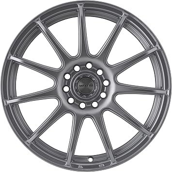 Maxxim WINNER Silver Wheel with Painted Finish (15 x 6.5 inches /5 x 100 mm, 38 mm Offset)