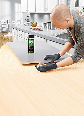 3M Super 77 Multipurpose Permanent Spray Adhesive Glue, Paper, Cardboard, Fabric, Plastic, Metal, Wood, Net Wt 13.44 oz