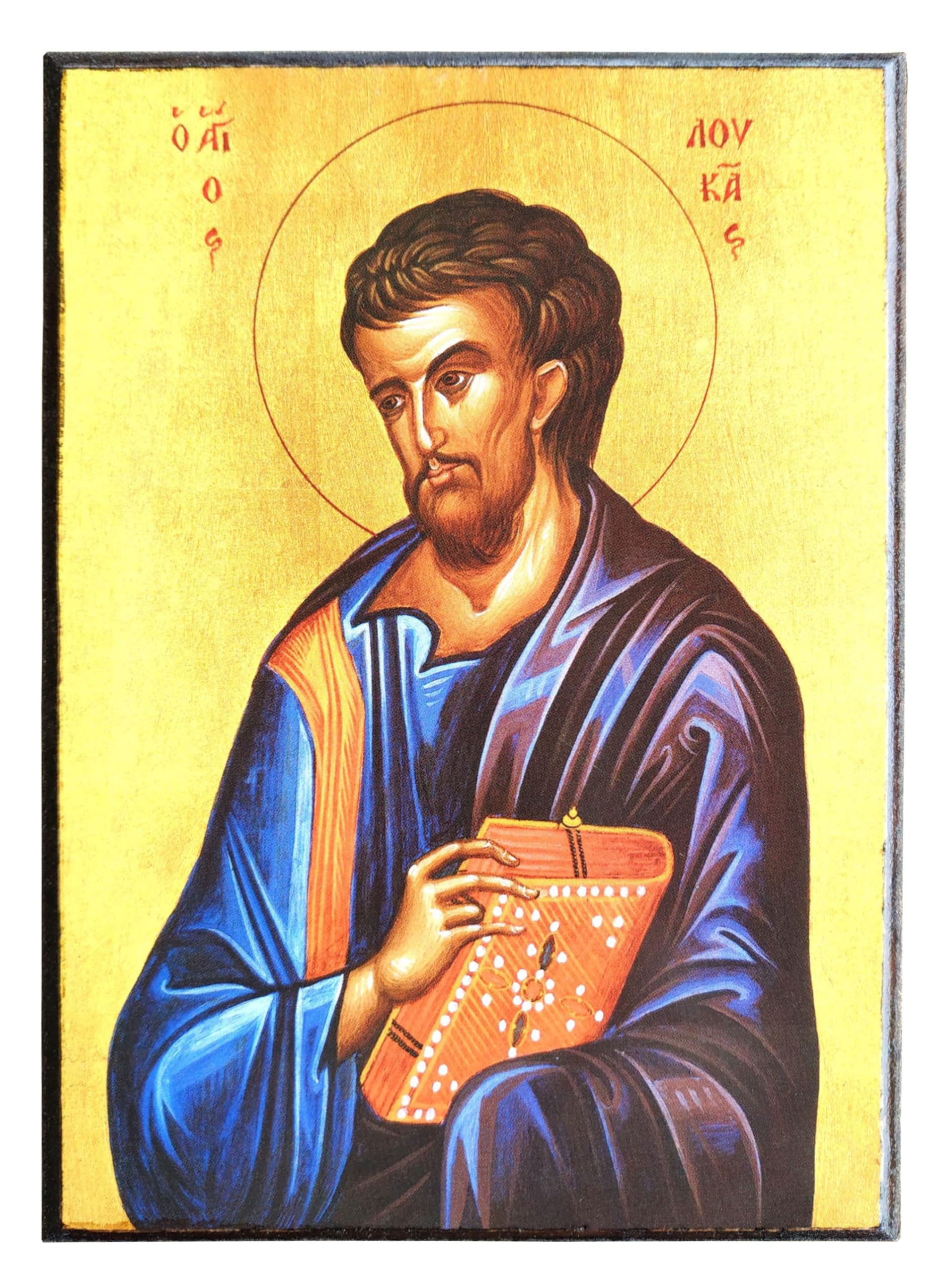 APOSTLE AND EVANGELIST SAINT LUKE - Greek Byzantine Orthodox Icon