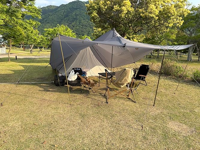 Amazon | muraco×and wander HERON 2POLE TENT SHELTER SET ムラコ