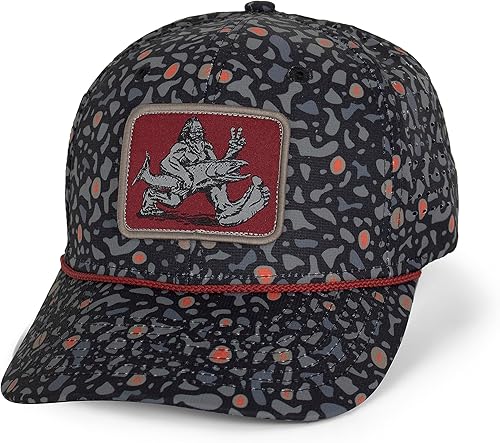 Miniatura 4 de Paramount Outdoors Big Foot Squatch Performance - Tapa de cuerda de pesca con perforación láser Snapback