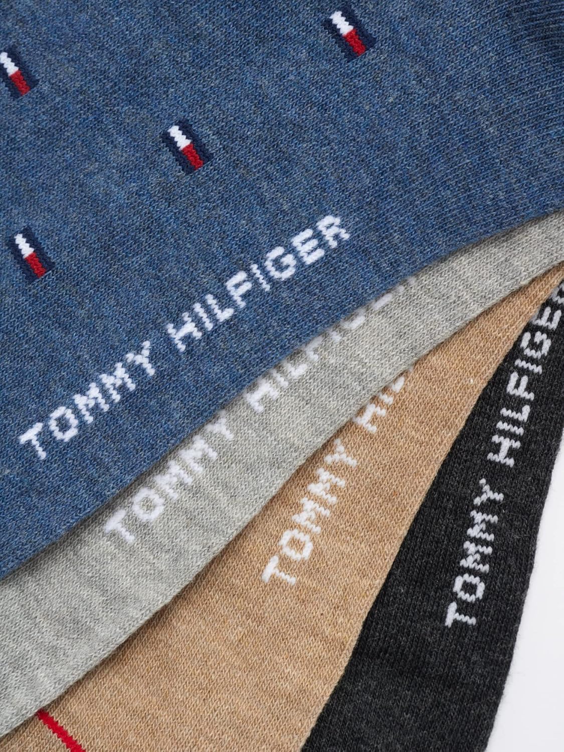 Tommy Hilfiger Mens Dress Socks - 8 Pack Lightweight Everyday Crew Work Socks for Men for Casual and Formal Wear - Image 4