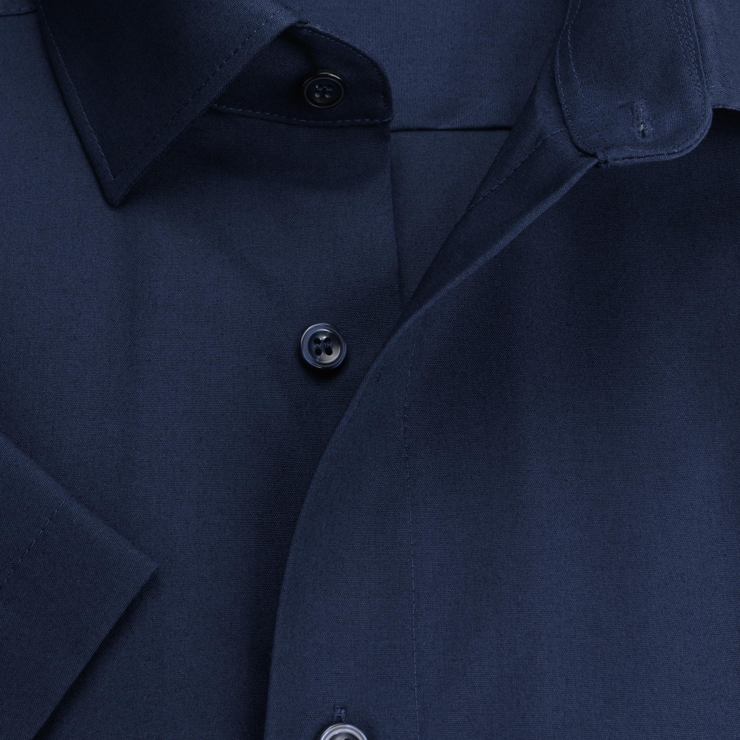 Marvelis Herren Businesshemd Kurzarm Non-Iron Comfort Fit,Chambray,New Kent