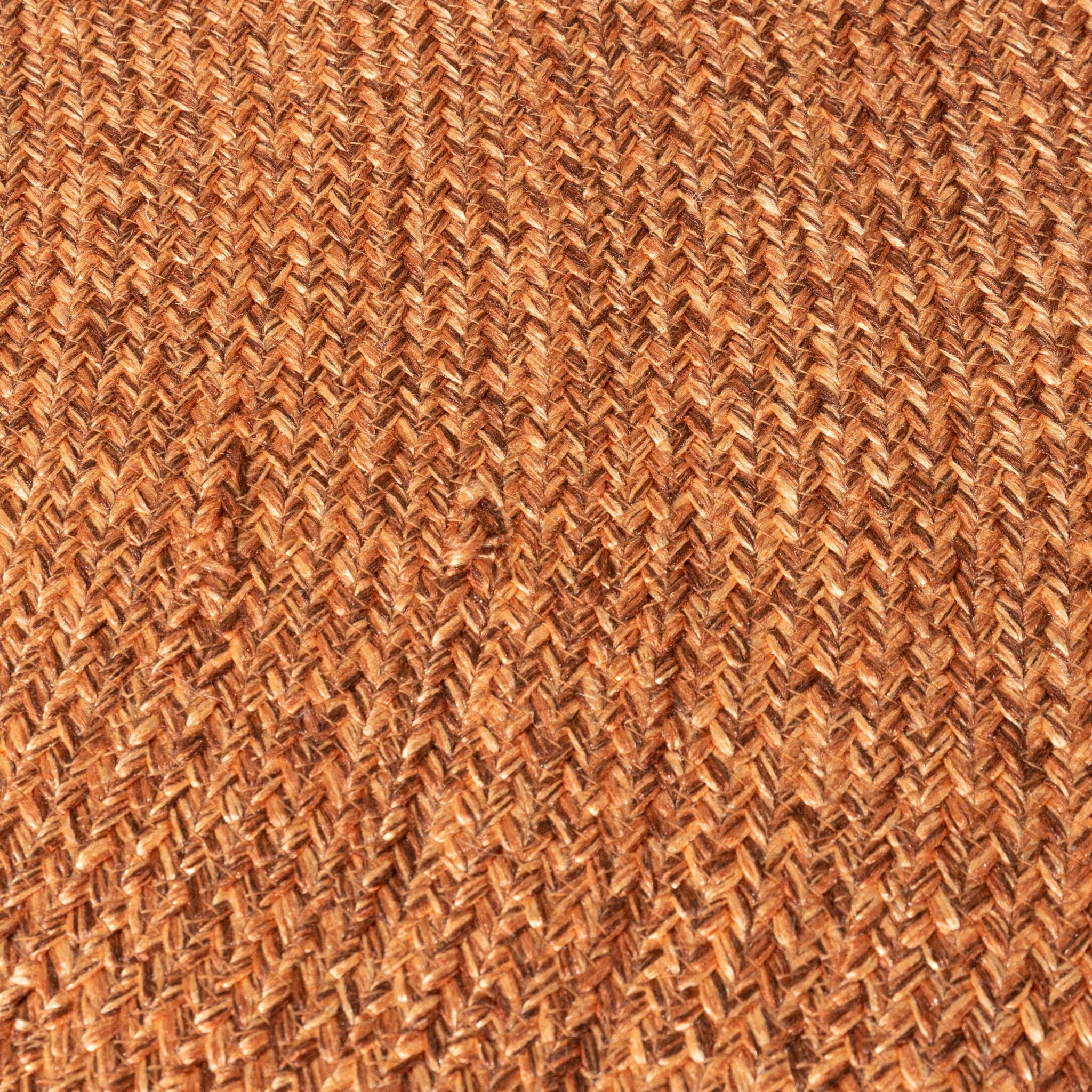 FRAAI | Home & Living Tapis d'intérieur et d'extérieur Rond - Bali Terra - Ø 120 cm - Tapis Exterieur Resistant Pluie - Rond - Terrasse, Jardin, Balcon