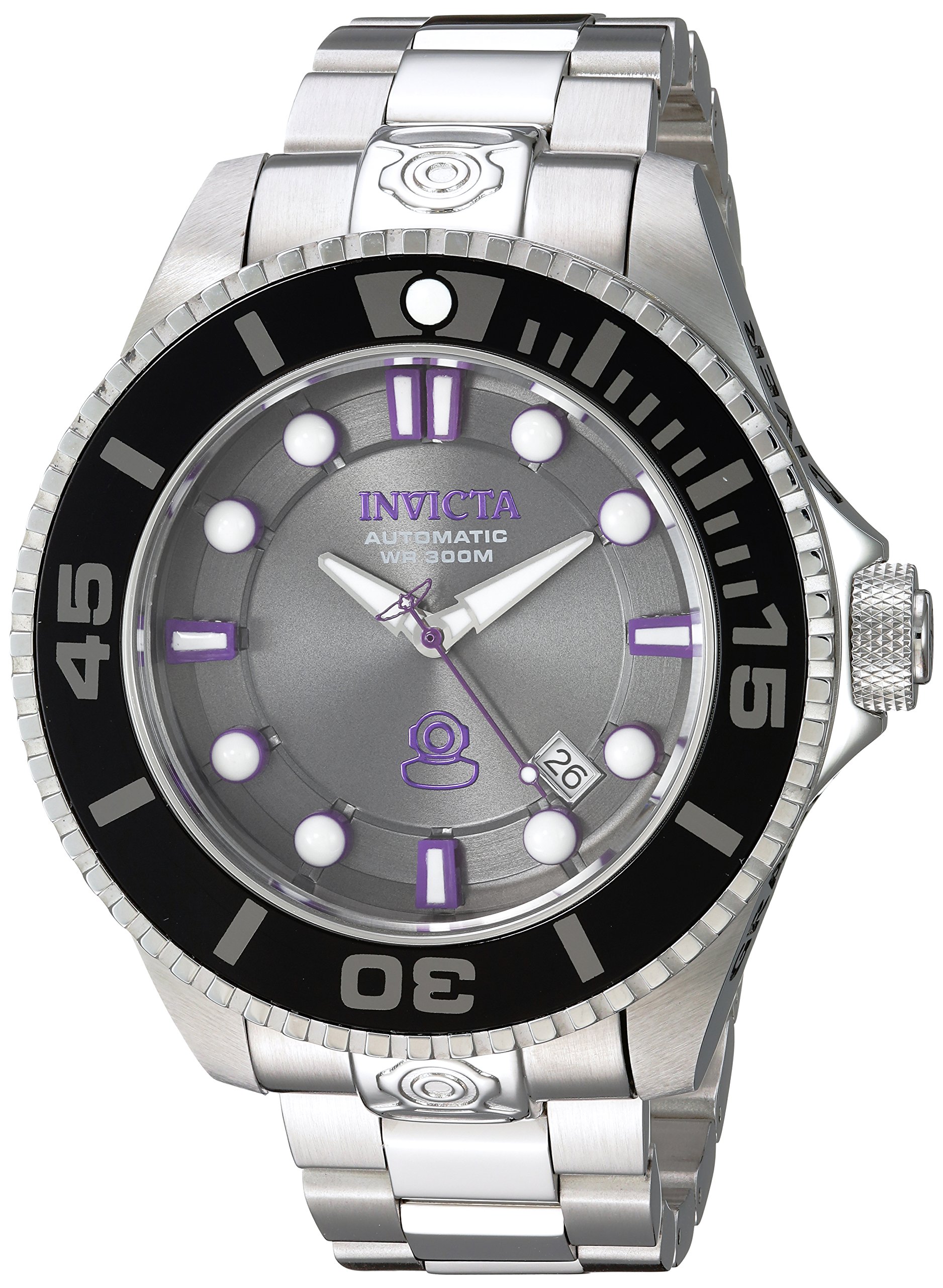 Invicta Men's 19801 Pro Diver Analog Display Automatic Self Wind Silver Watch